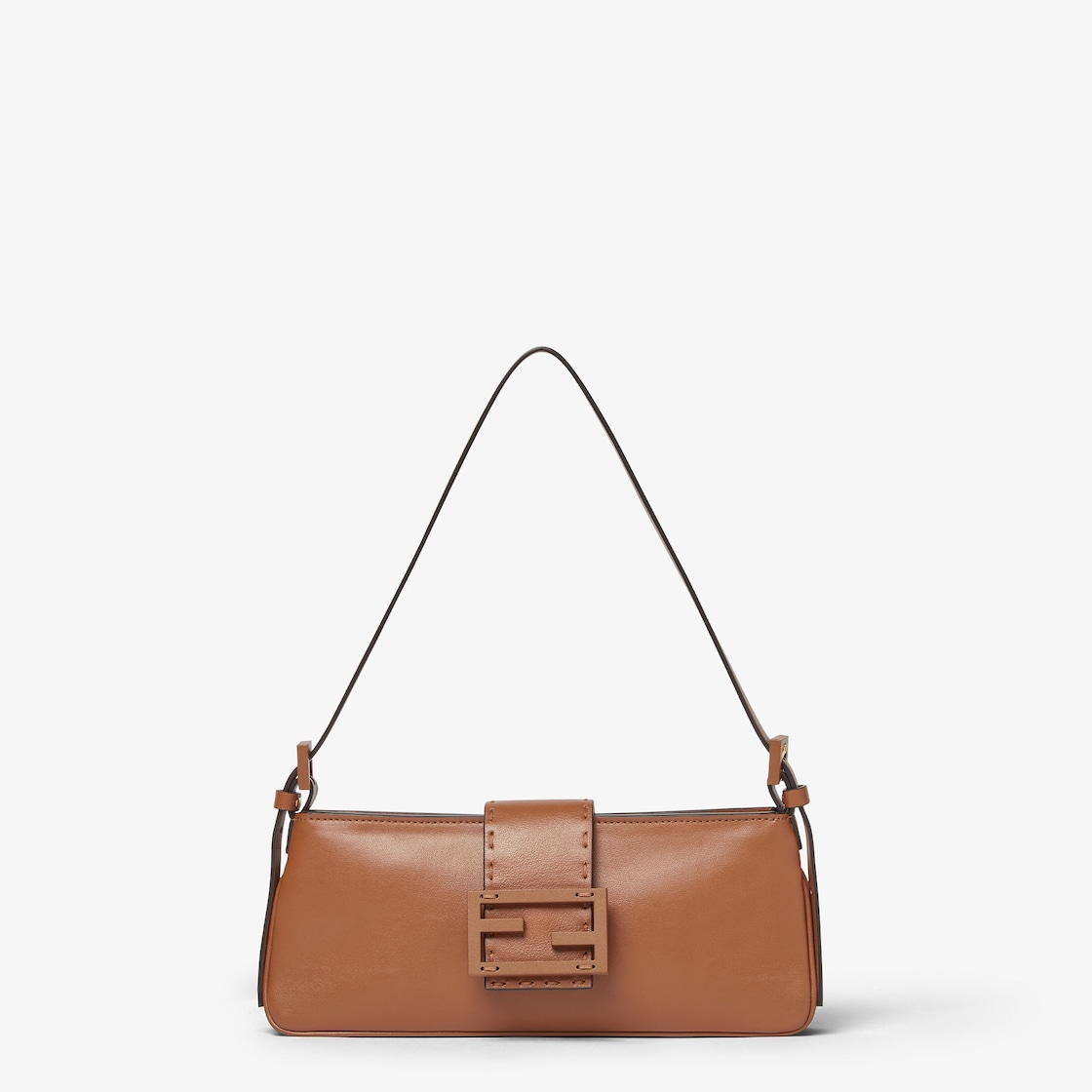 Fendi Baby B. Tan-color leather mini-bag - Image 1
